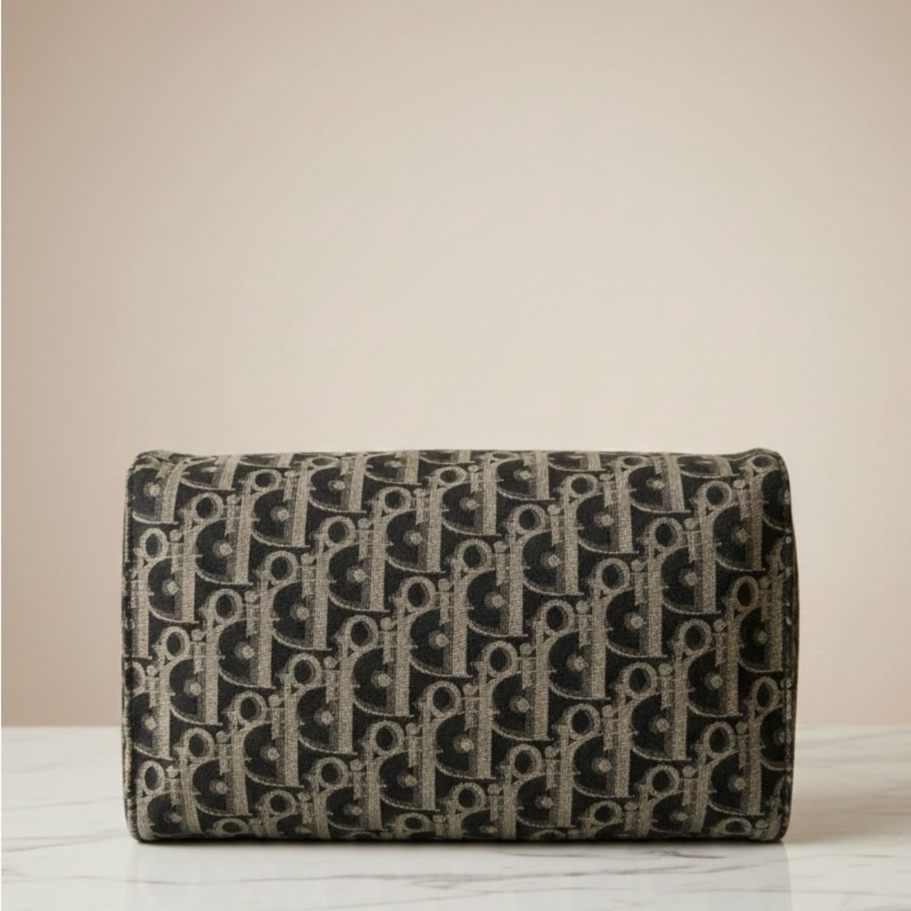 Authentic Christian Dior Vintage Oblique Trotter Monogram Canvas Clutch Pouch - Picture 6 of 16